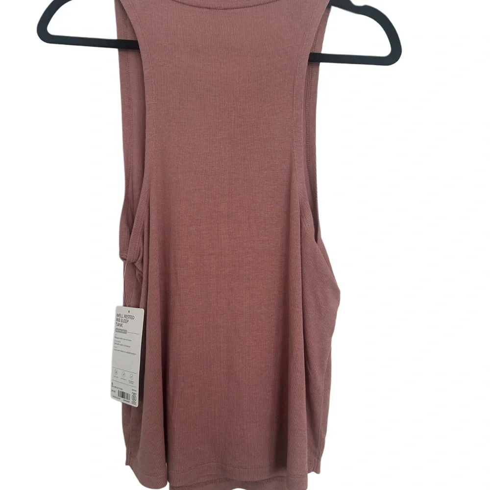 NWT Athleta Well Rested Rib Sleep Tank - Picture 4 of 6